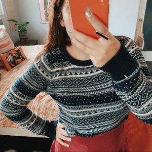 Jacquard Winter Nordic Sweater